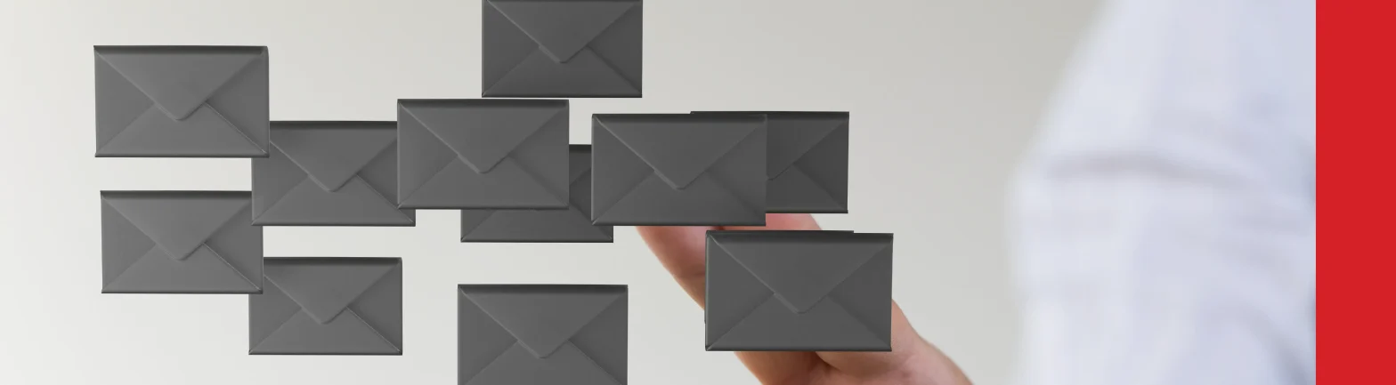 Person presenting a virtual projection of email communications Stock Photo, ft. address & business - Envato