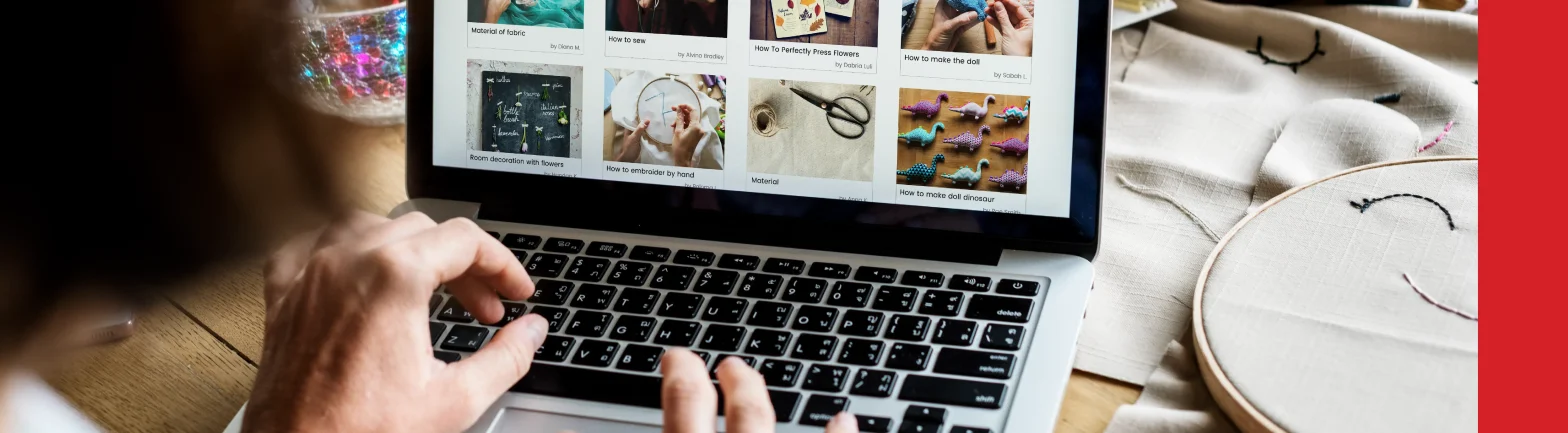Woman leisure handmade using laptop Stock Photo, ft. antique & casual - Envato