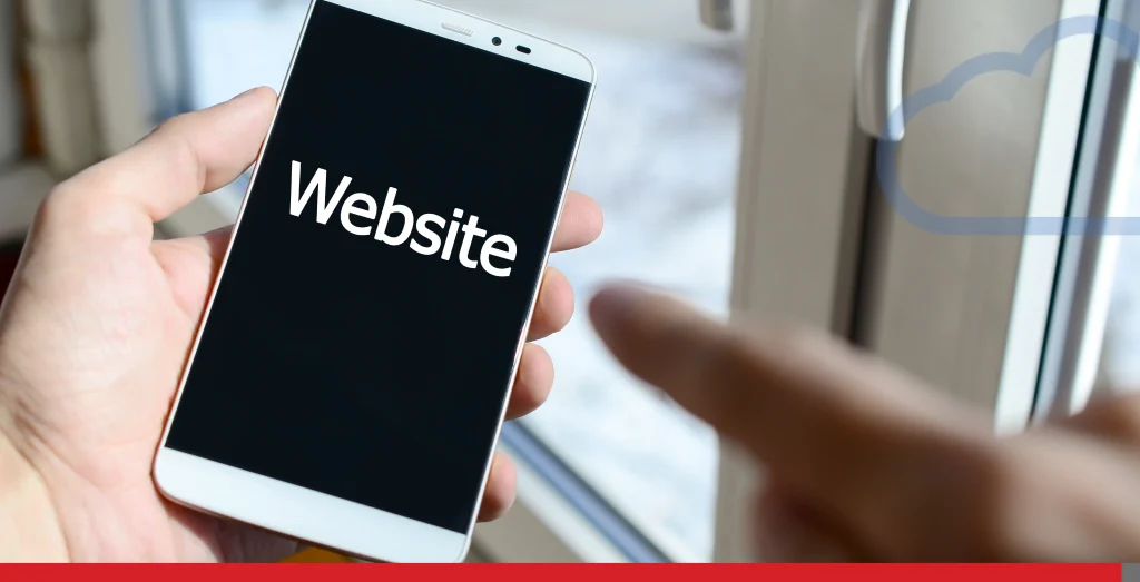 A person sees a white inscription on a black smartphone display that holds in his hand. Website Stock Photo, ft. background & holding - Envato