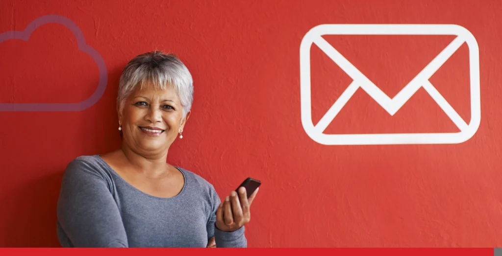 Shot of a mature woman holding a mobile phone with a message icon beside her on the wall Stock Photo, ft. adult & alone - Envato
