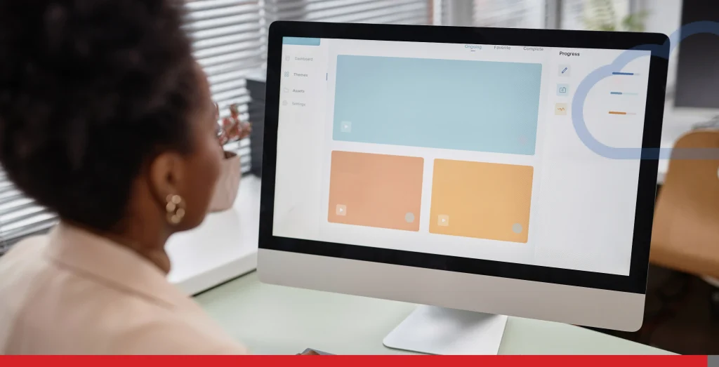 Computer Screen with Online Courses Stock Photo, ft. black woman & busy - Envato