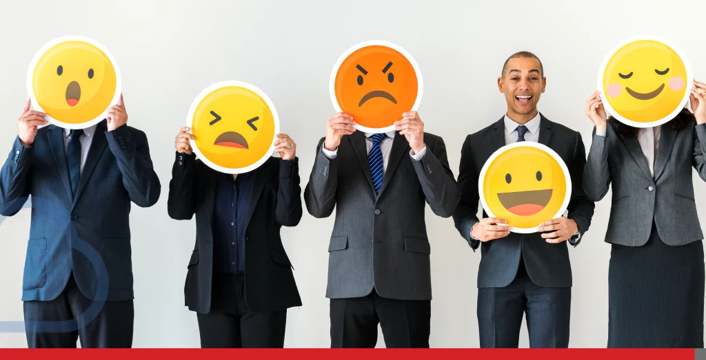 Business people standing and holding emoji icons Stock Photo, ft. emoji & emojis - Envato