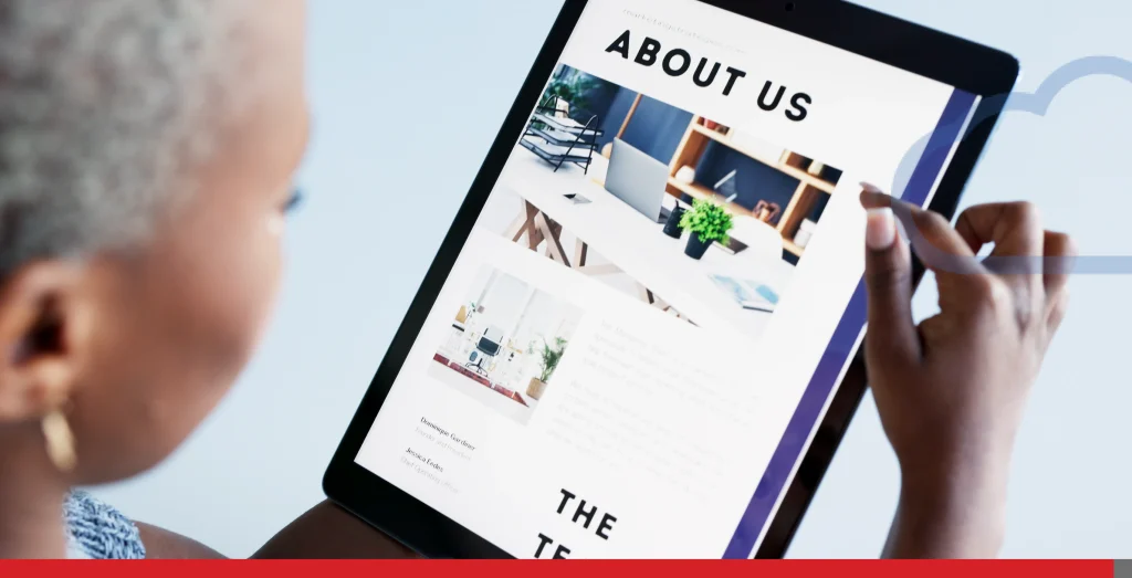 Marketing, advertising and tablet with a business woman or graphic designer working on a presentati Stock Photo, ft. website design & website mockup - Envato